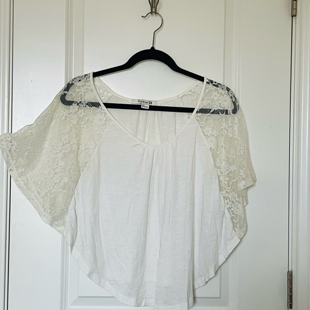 Forever 21 Asymmetrical Crop Blouse